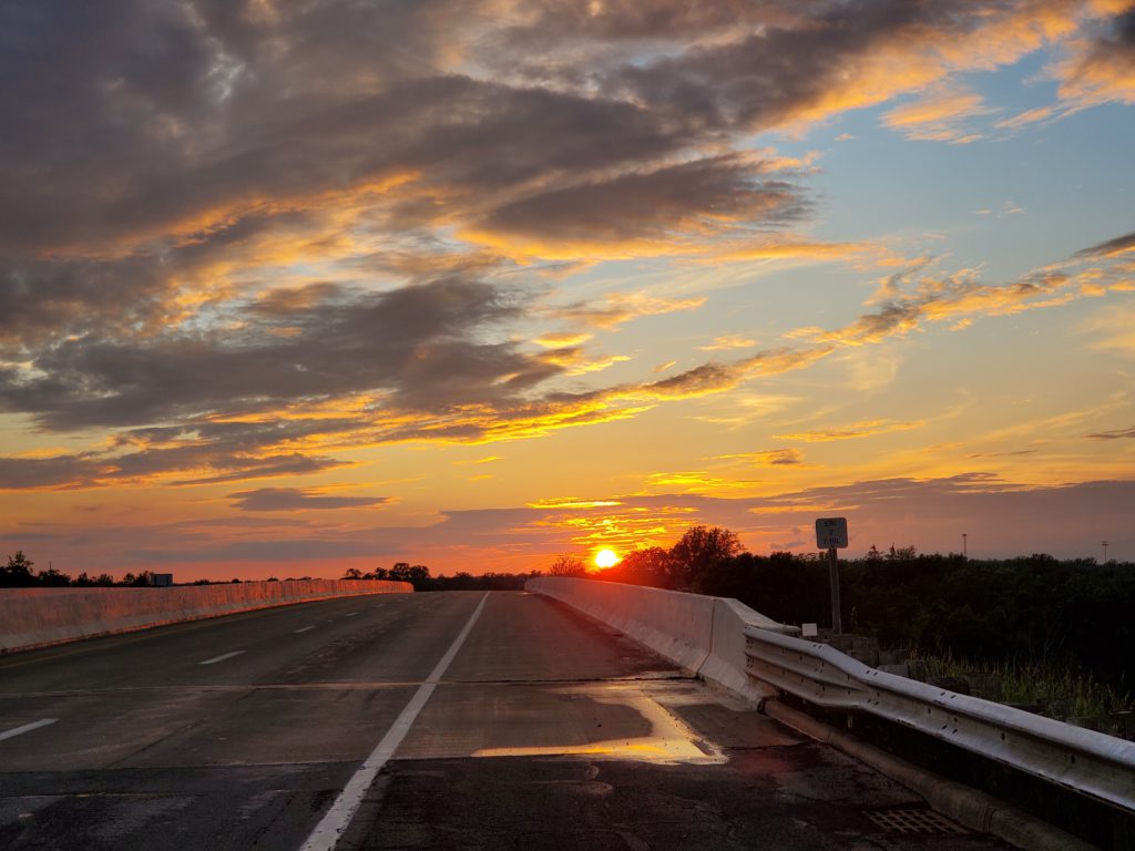 Sunset over Sandusky OH