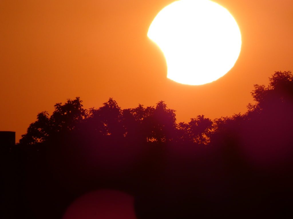 Partial Solar Eclipse, 10 June 2021, near Minneapolis