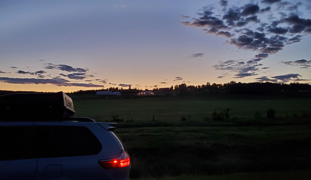 3 AM in Fort Nelson BC, 8 days before summer solstice