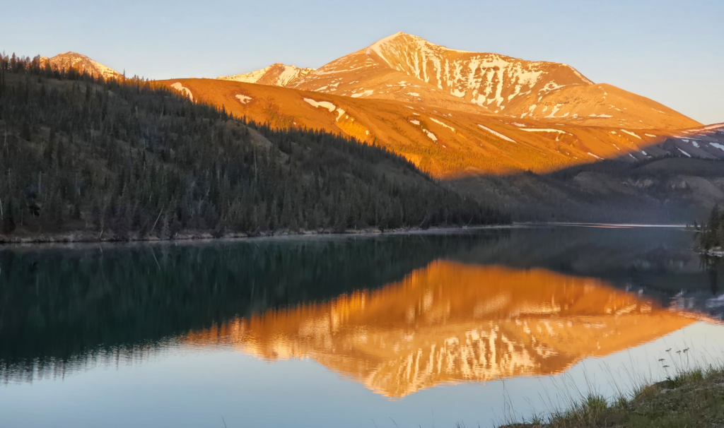 The Rocky Mountains near Summit Pass BC