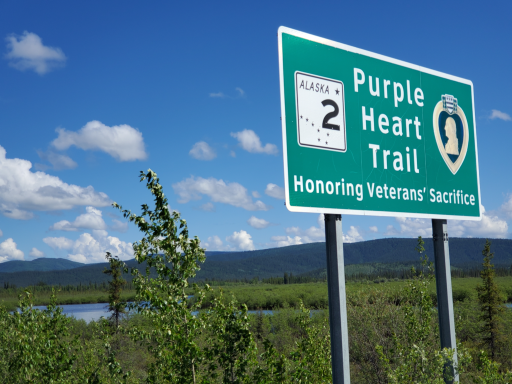 Finally, on Day 7, the Alaska portion of the Alaska Highway!