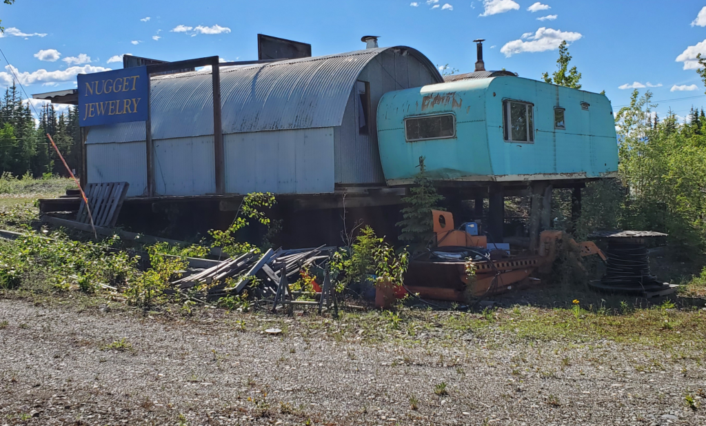 Relic of the old Tok architectural style: -- quonset hut deco