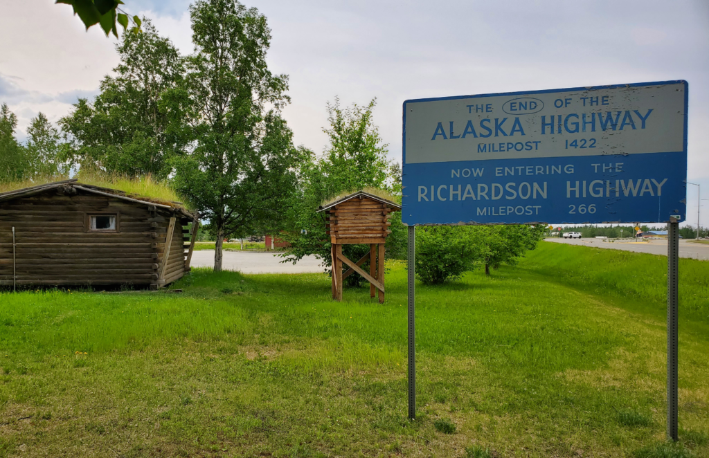 Northern terminus of the Alaska Highway, Delta Junction