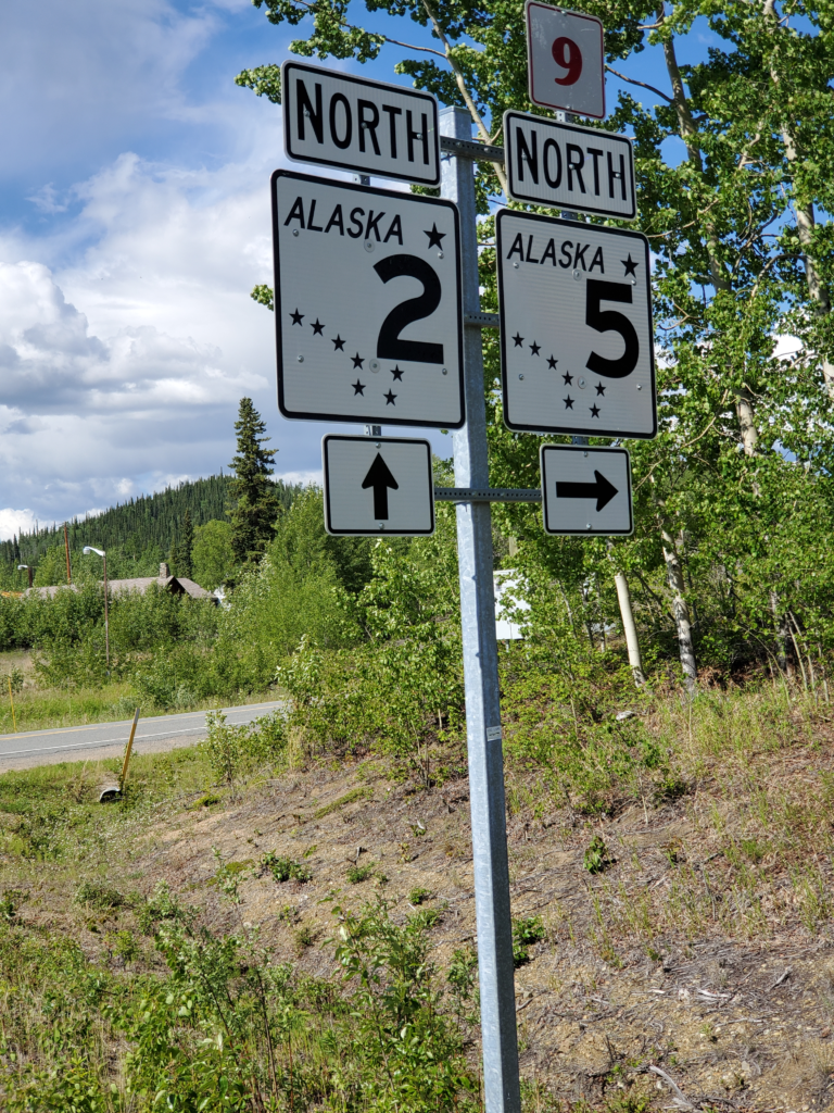 The Taylor Highway (Alaska Route 5) is a more remote, summer-only route to the Yukon but its border crossing has been closed since March 2020.