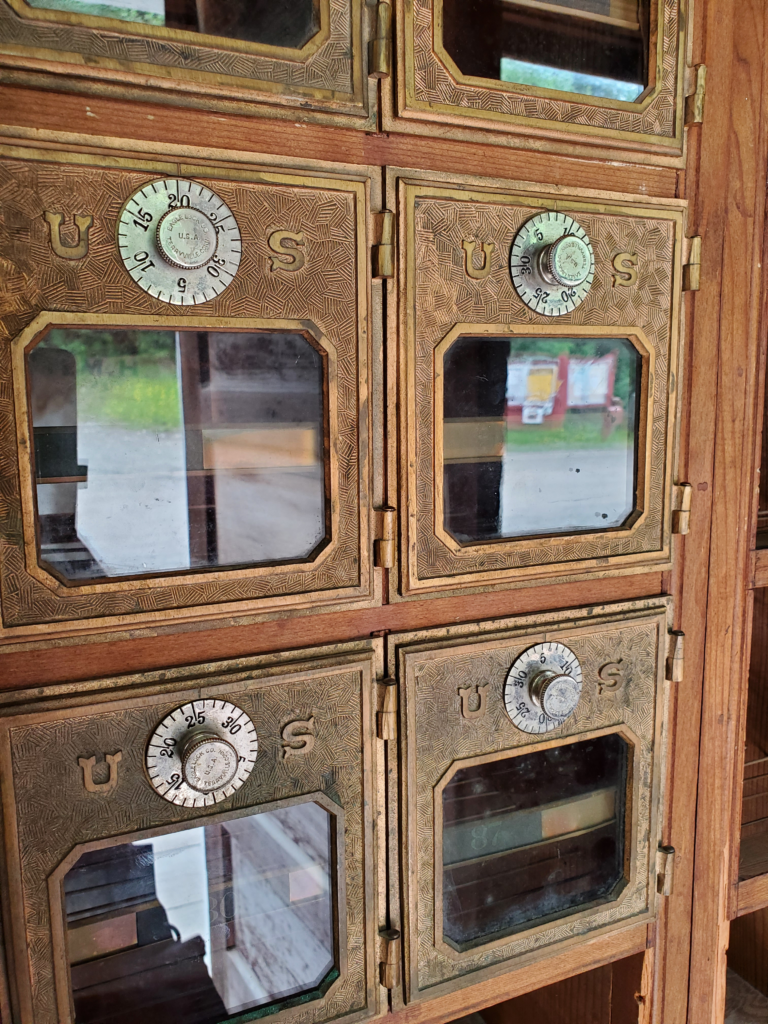 Kennecott post office boxes abandoned in 1938..