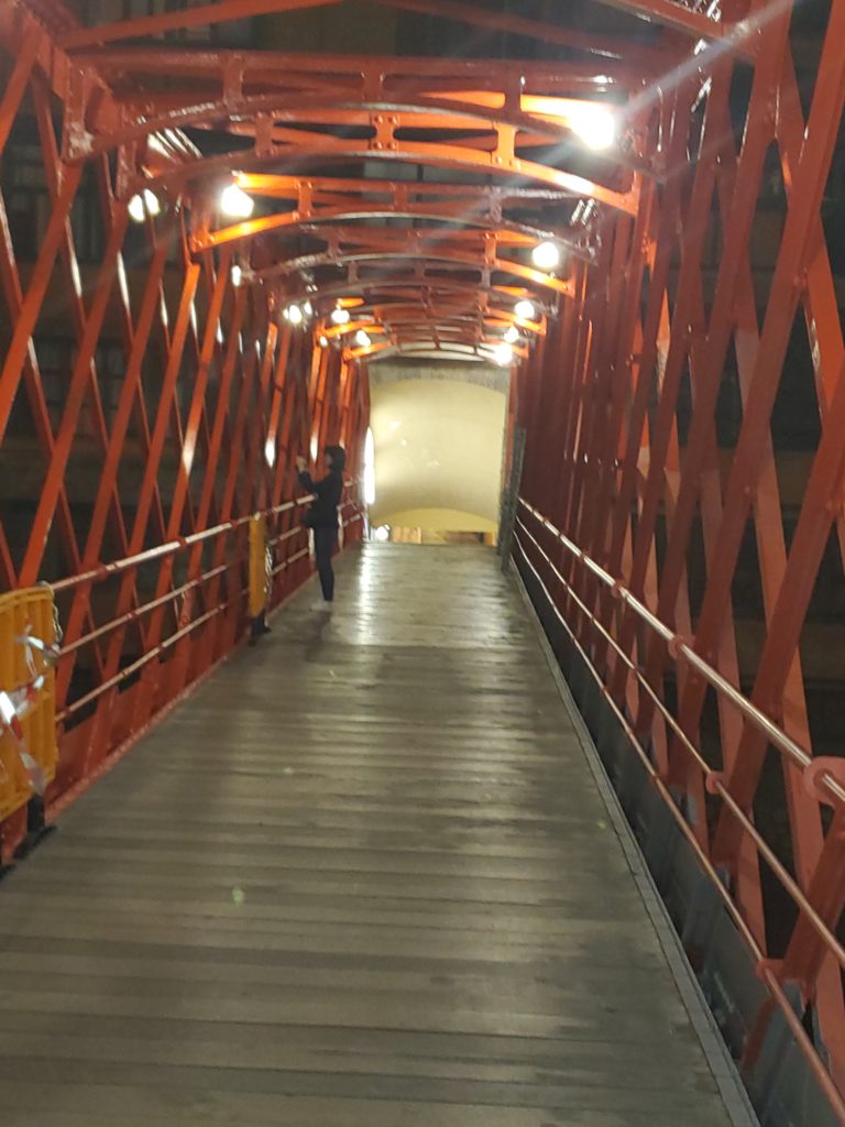 Girona footbridge built by Gustav Eiffel early in his career