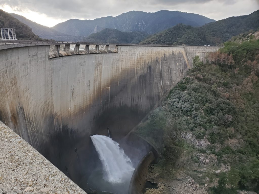 Susqueda Reservoir Dam above Girona