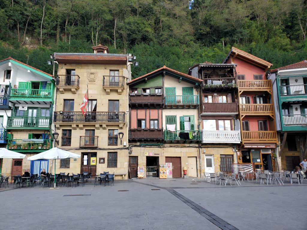 Santiago Square in Pasai Donibane