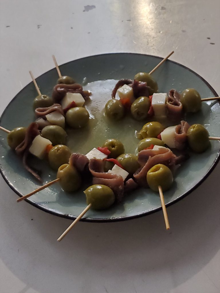 "Gilda" pintxos