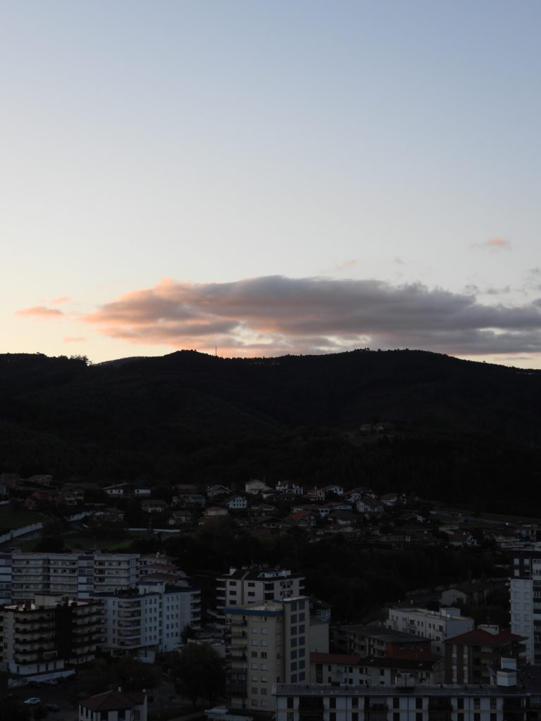 Almost sunset over Bakio