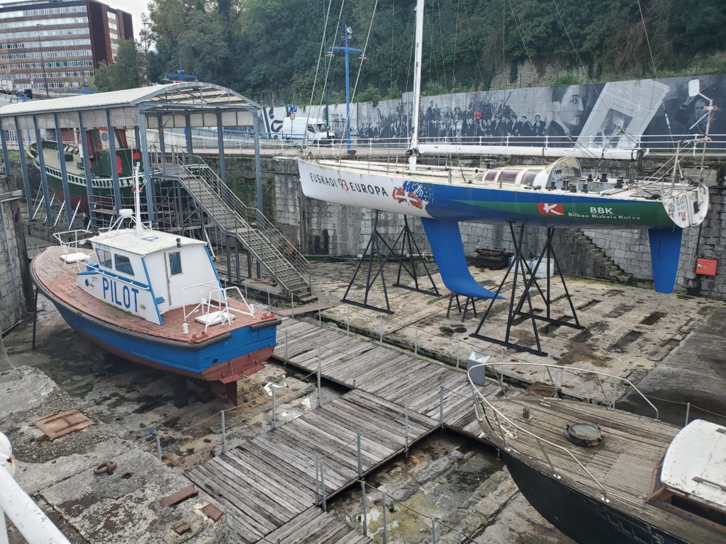 Maritime museum display vessels