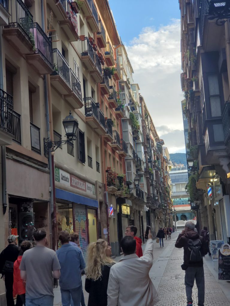 One of the original "7 Streets" of Bilbao