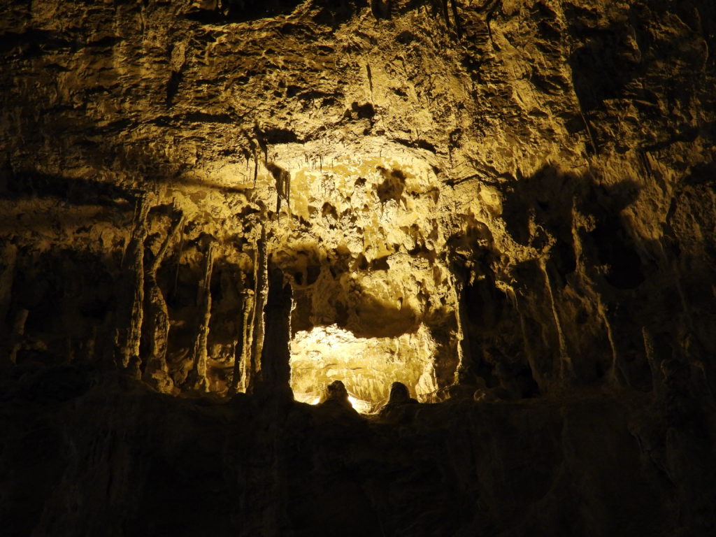 Interior of the cavern