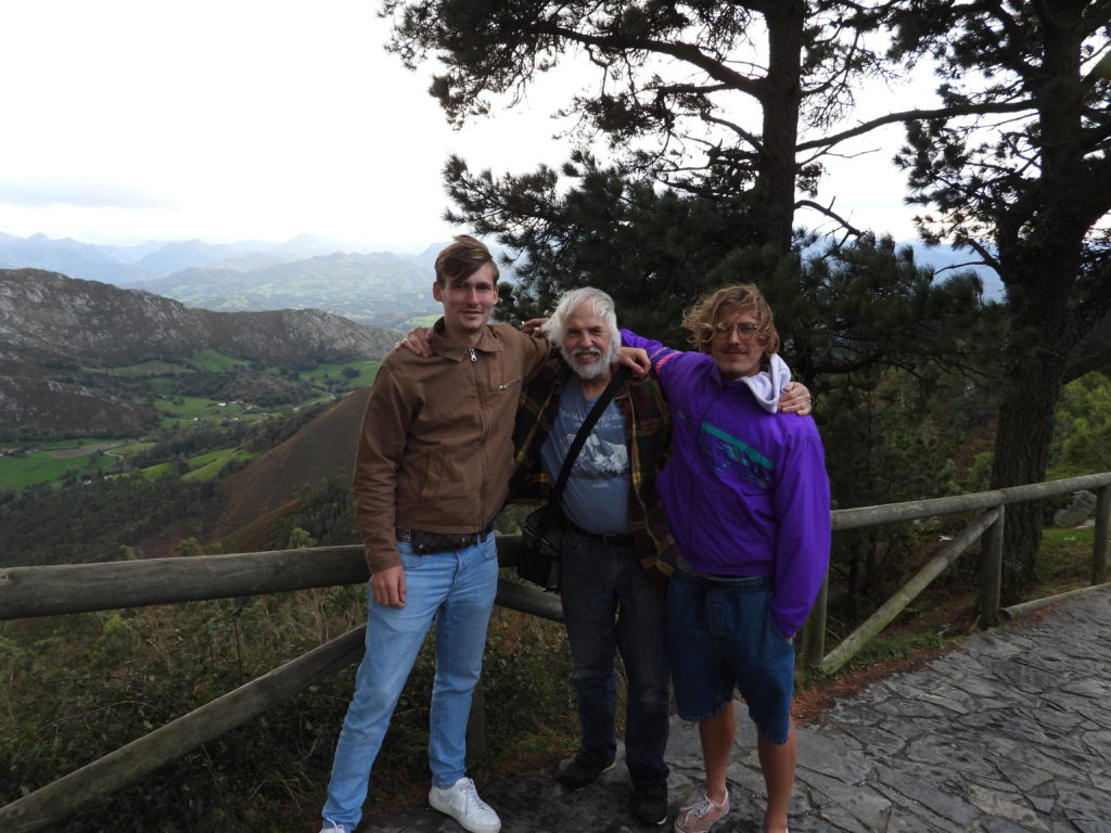 Tom, me, André at the lookout