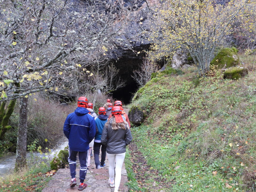 Cave access trail