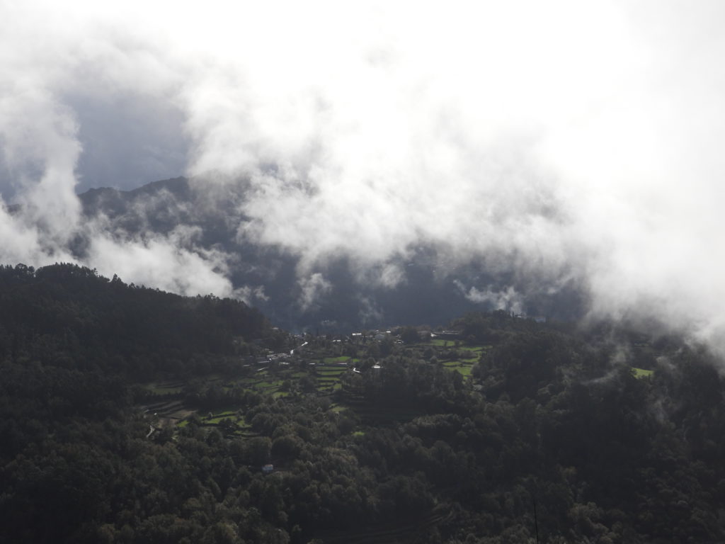 View across the valley