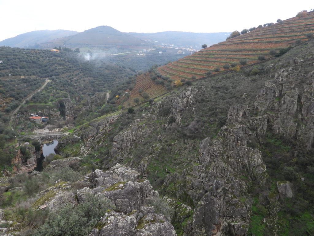 Note old Roman arched bridge at bottom