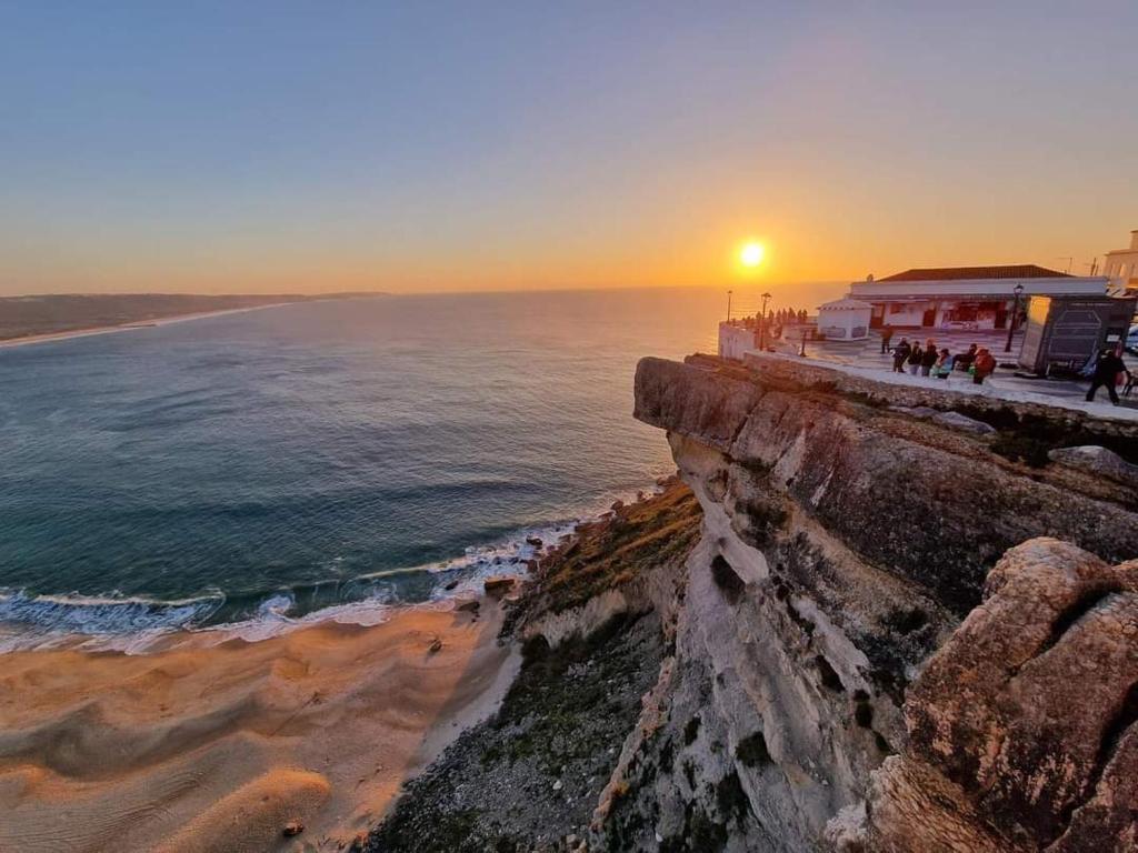 Nazaré sunset (not my photo)