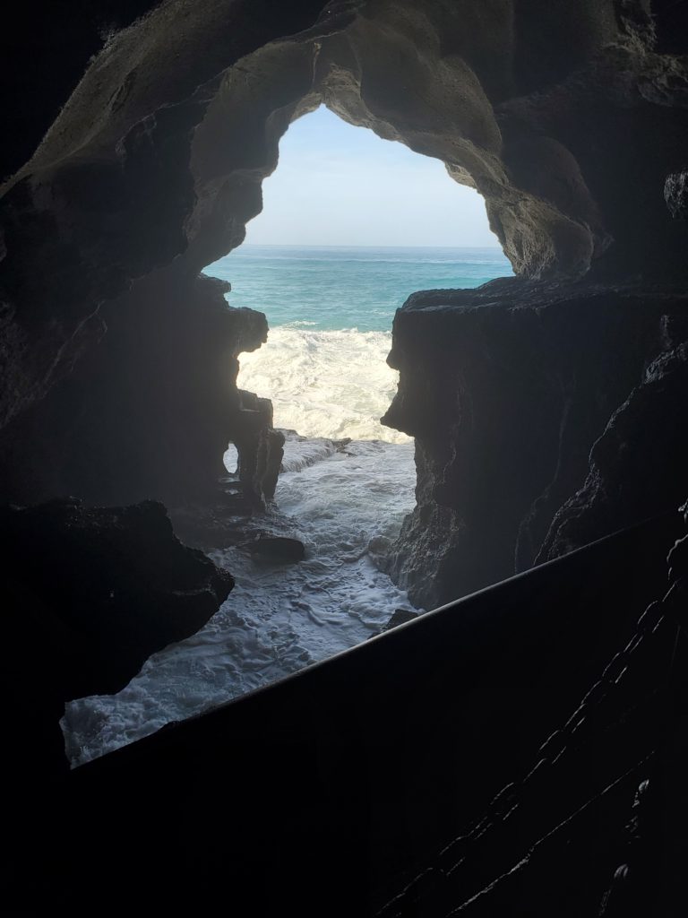 Seaward entrance of Hercules' Cave