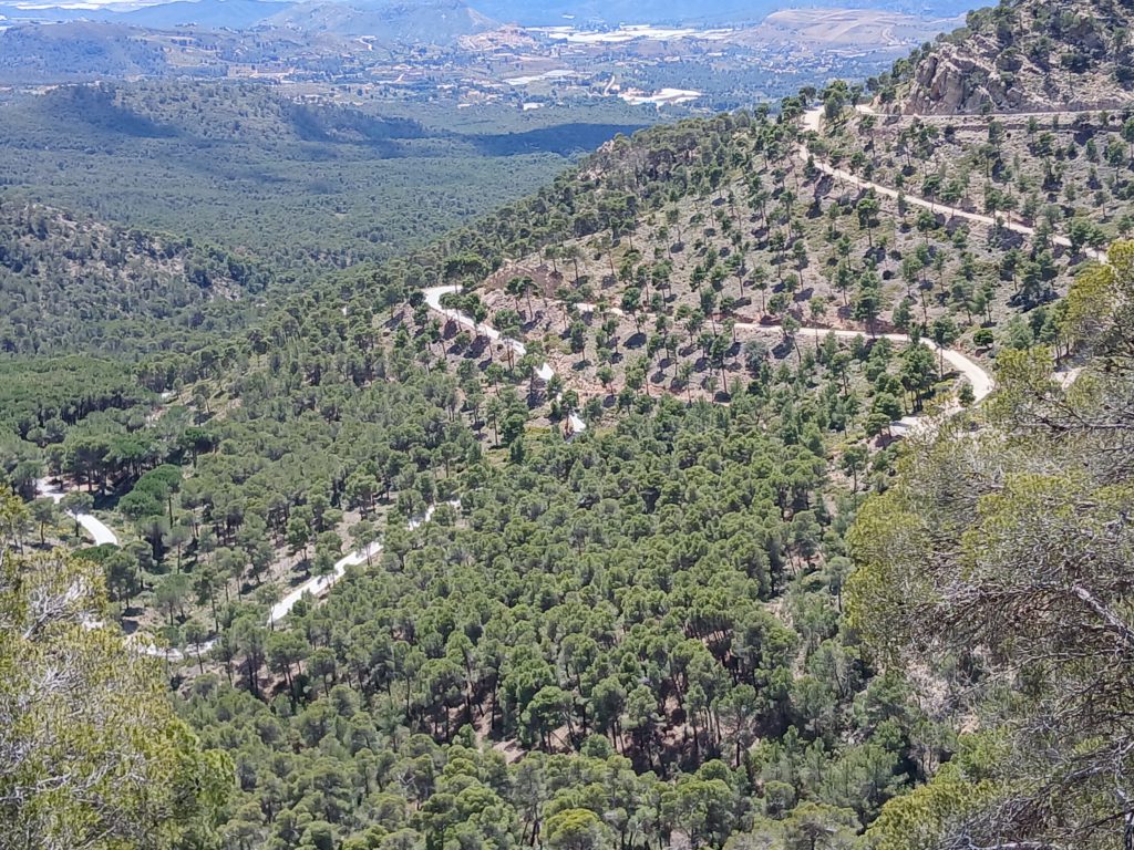The descent road