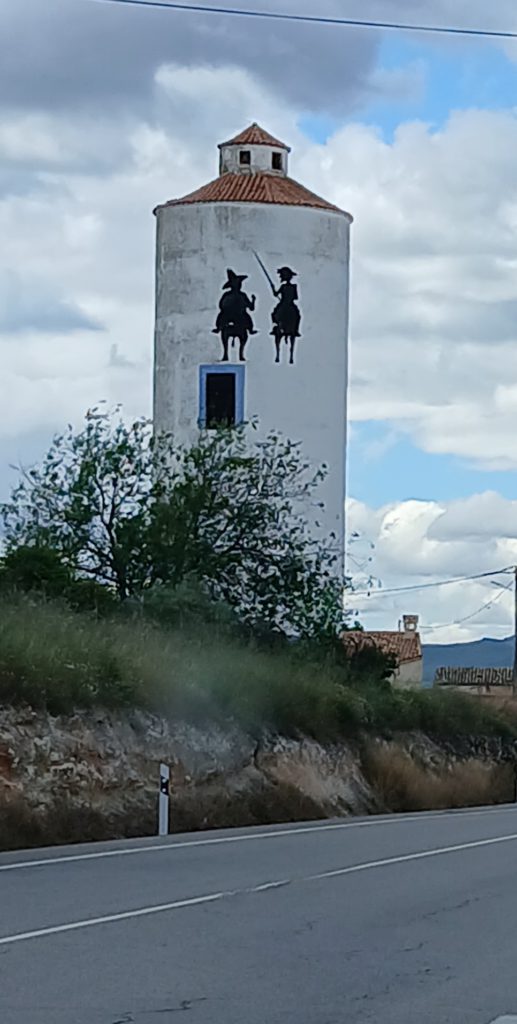 Don Quixote "billboard" in Arena de San Juan