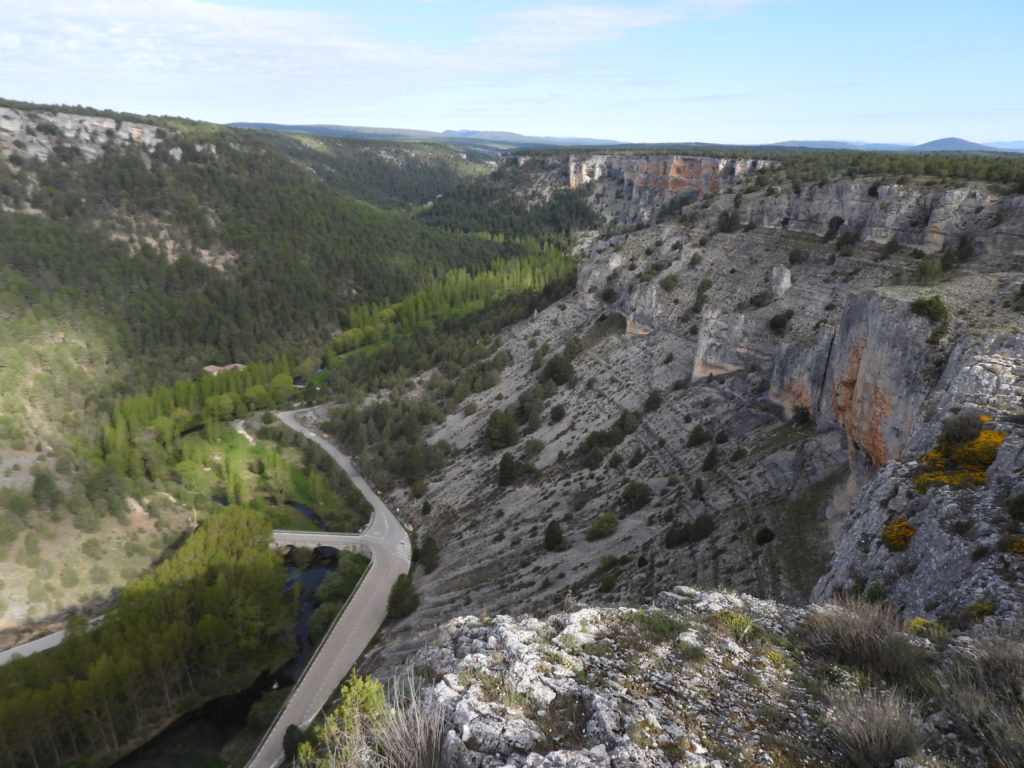 Cañon del Río Lobos from the highway overloo0k on the east rim