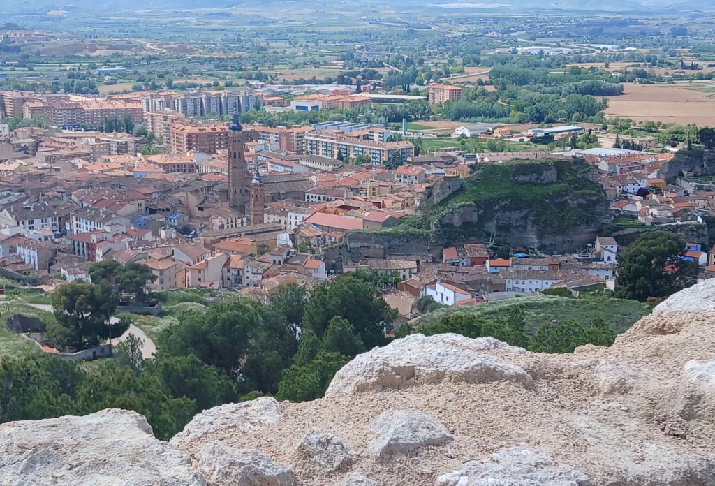 The commanding view from the castle wall. It's not paranoia if they're really out to get you.