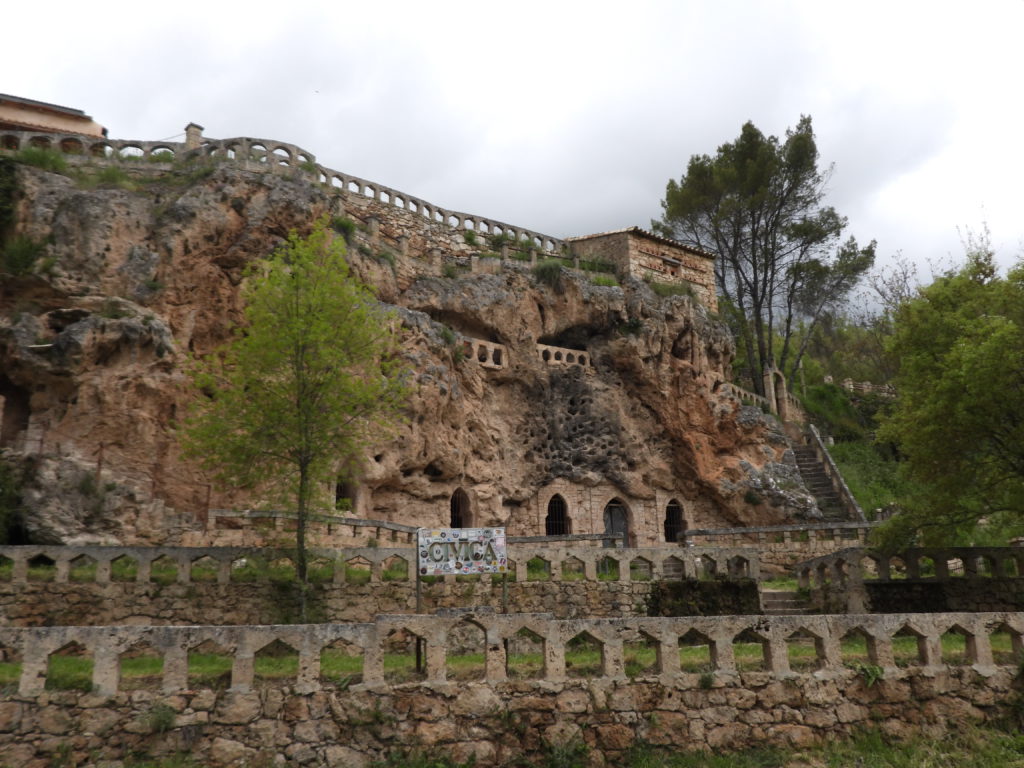 The Civica excavated cliff