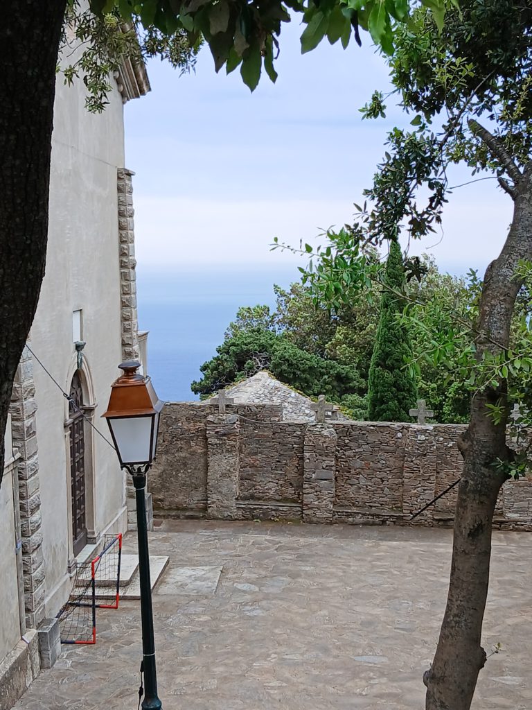 ...high above the Mediterranean.