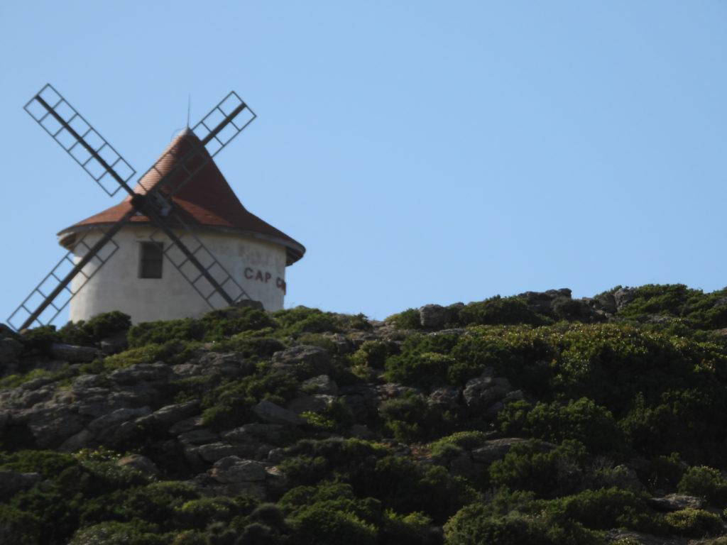 ...and turn around to see a historical mill.